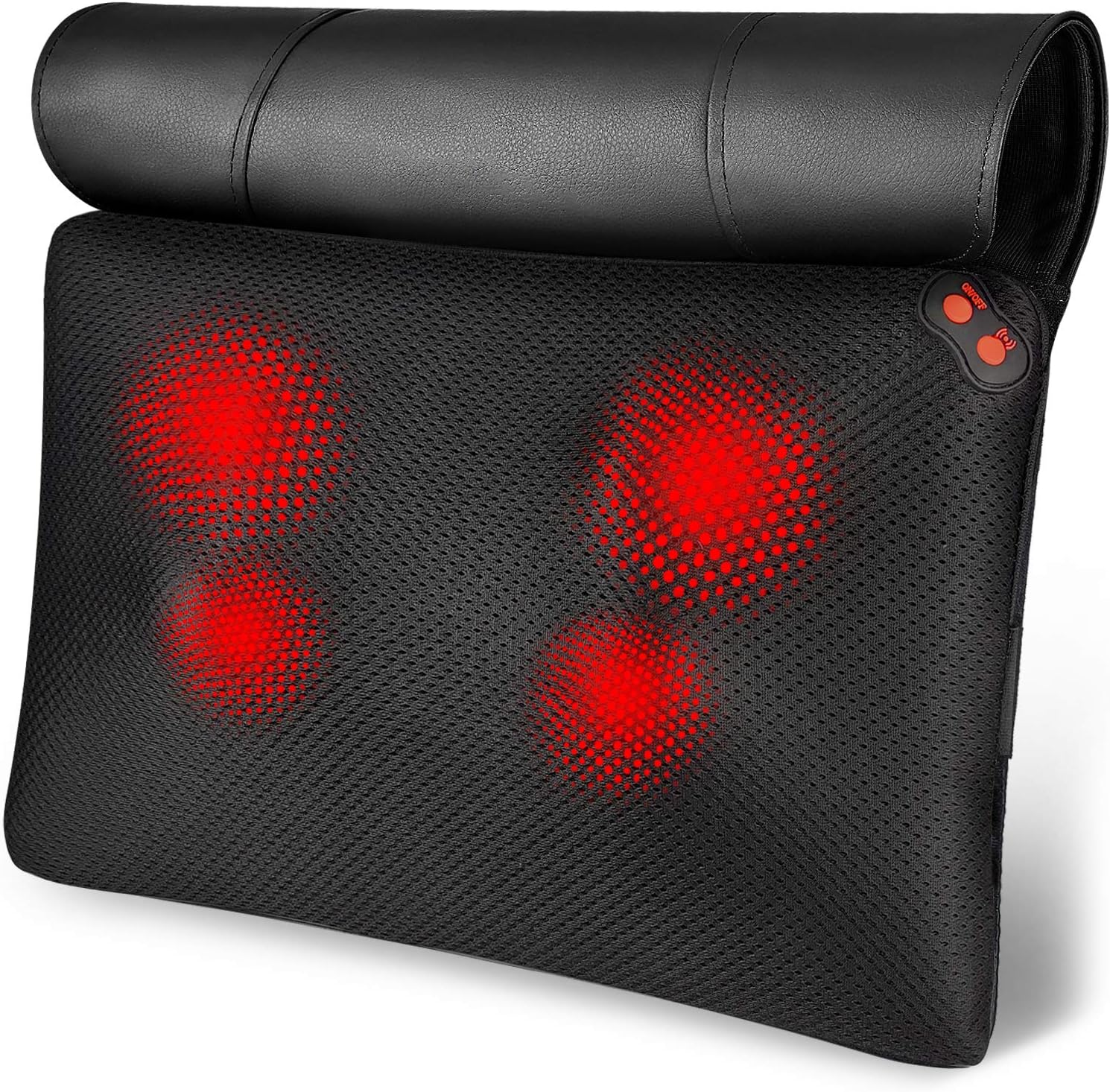 WOQQW Back Neck Massager with Heat for Pain Relief, Massage Pillow Present