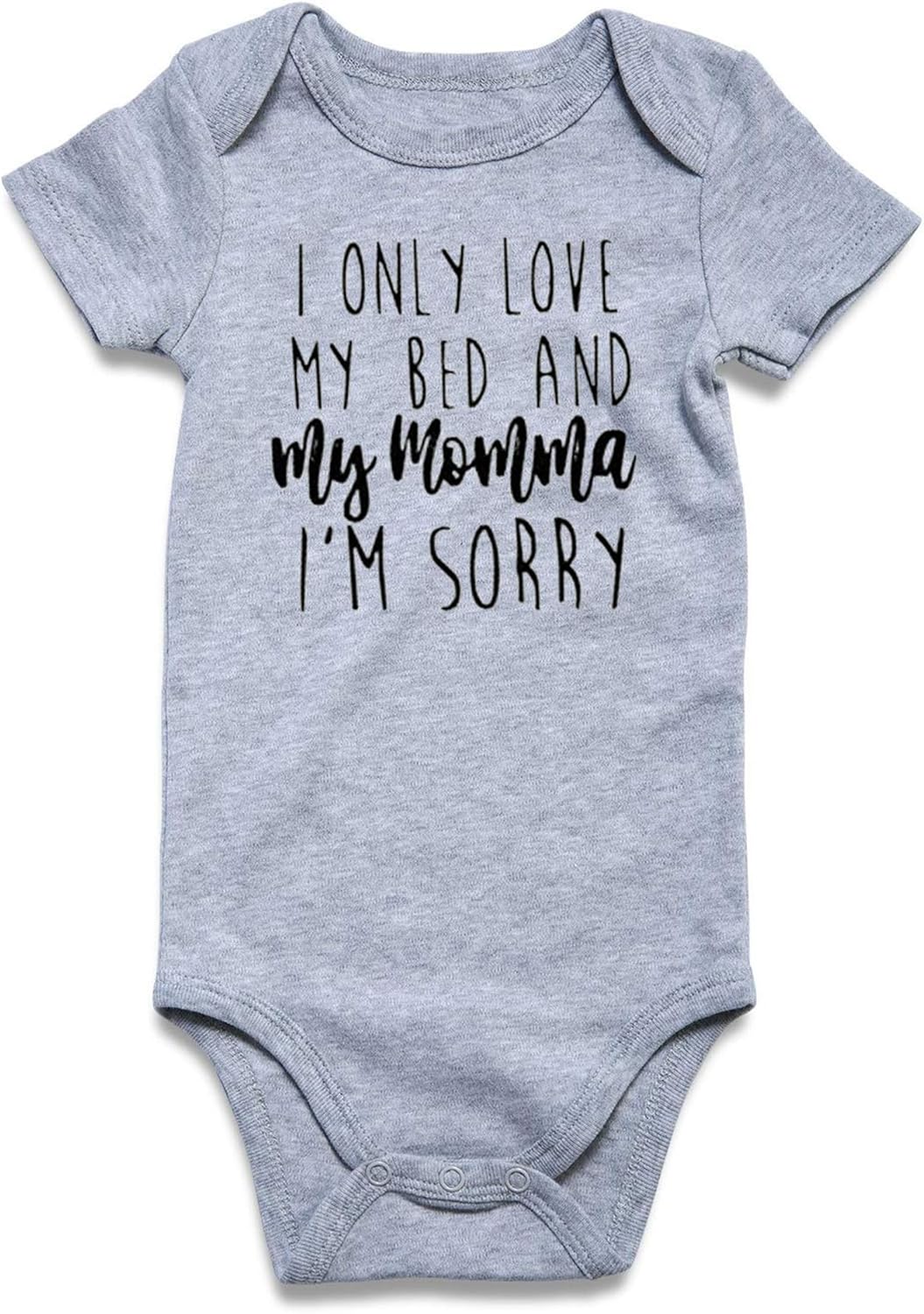 RAISEVERN Baby Boys Girls Clothes Infant Romper Newborn Bodysuits Funny Outfit 0-12 Months