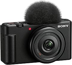 Sony ZV-1F Vlog Camera for Content Creators and Vloggers Black