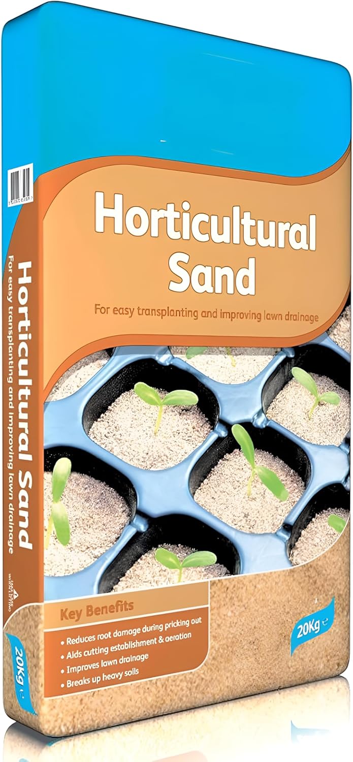 Indigo® Garden Horticultural Sand 20KG - Ideal For Gardening, Lawn Care, And Soil Improvement