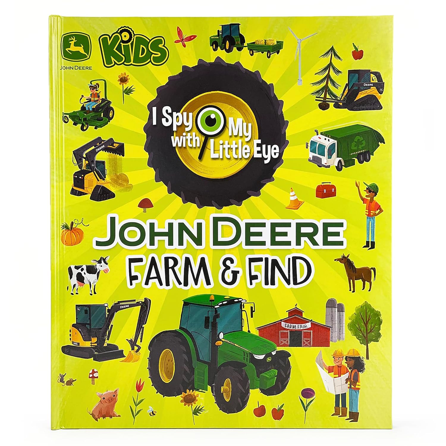 I Spy With My Little Eye John Deere Farm & Find - Kids Search, Find, and Seek Activity Book, Ages 3, 4, 5, 6+
