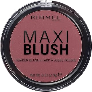 Rimmel London Maxi - 005 Rendez-Vous - Blush Powder, Lightweight, Highly Pigmented, Blendable, 0.31oz
