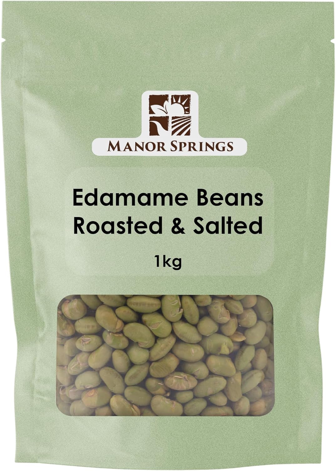 Edamame Beans Roasted & Salted 1kg by Manor Springs