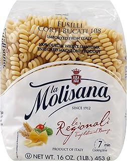 La Molisana Pasta Fusilli Bucati Cort, 1 Pound (Pack of 1)