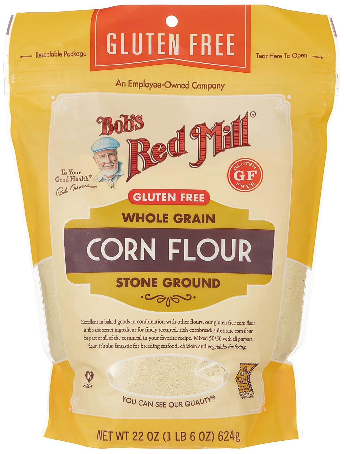 Bob's Red Mill Corn Flour, 22 ounce