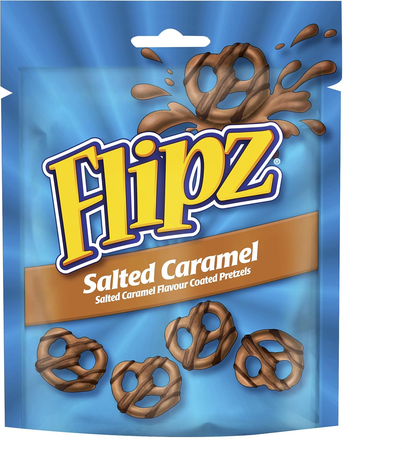Flipz Salted Caramel Pretzels, 90 g
