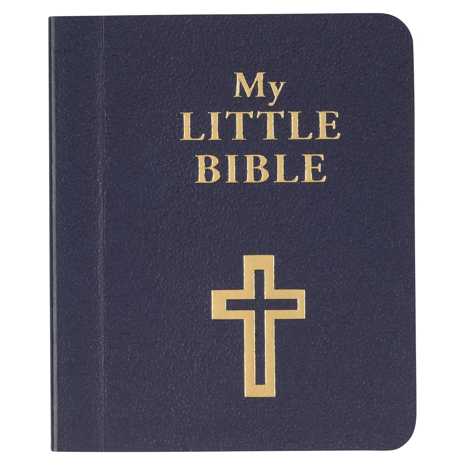 My Little Bible 2" Standard Edition - Selections of Key Verses From Every Book, Tiny Palm-size OT NT Scripture for Ministry Outreach, Classic 1769 KJV Text, 2" x 2.5", Blue