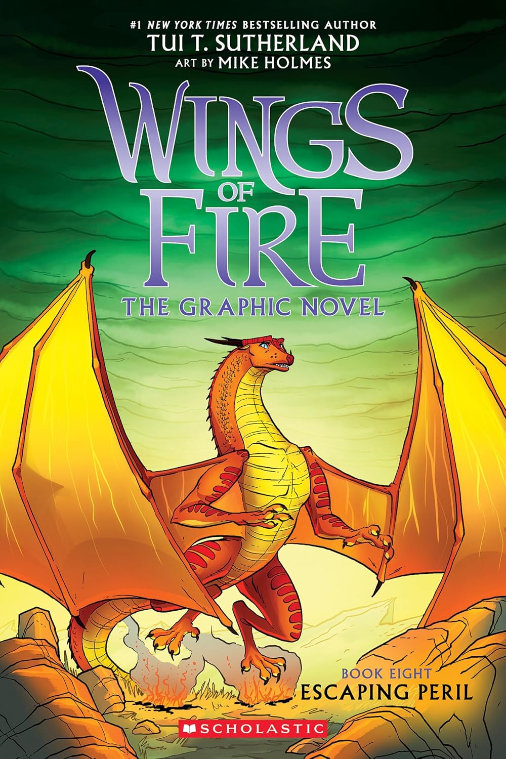 Escaping Peril: A Graphic Novel (Wings of Fire Graphic Novel #8)