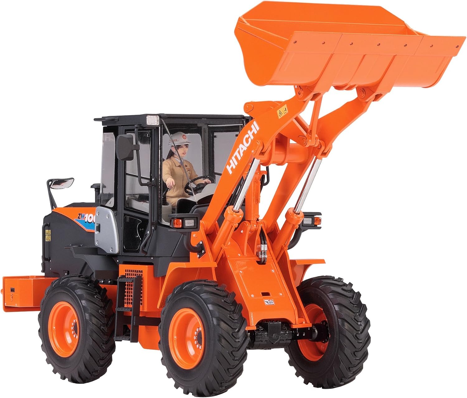 Hasegawa WM04 1/35 Construction Machine Series Hitachi Construction Wheel Loader ZW100-6 Plastic Model