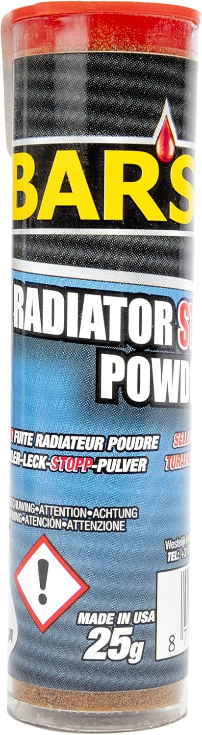 Bars Powdered Radiator, Engine Block and Gasket Leak Sealant 15 gr