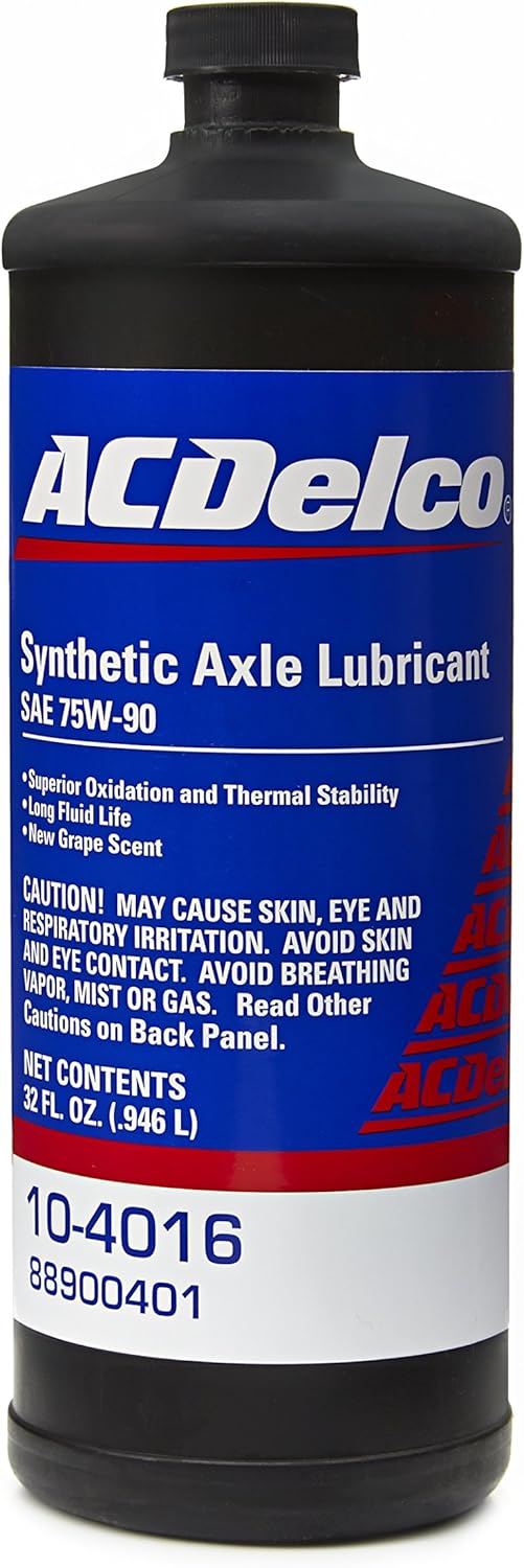ACDelco GM Original Equipment 10-4016 GL-5 75W-90 Synthetic Axle Lubricant - 1 qt, 32 Ounce