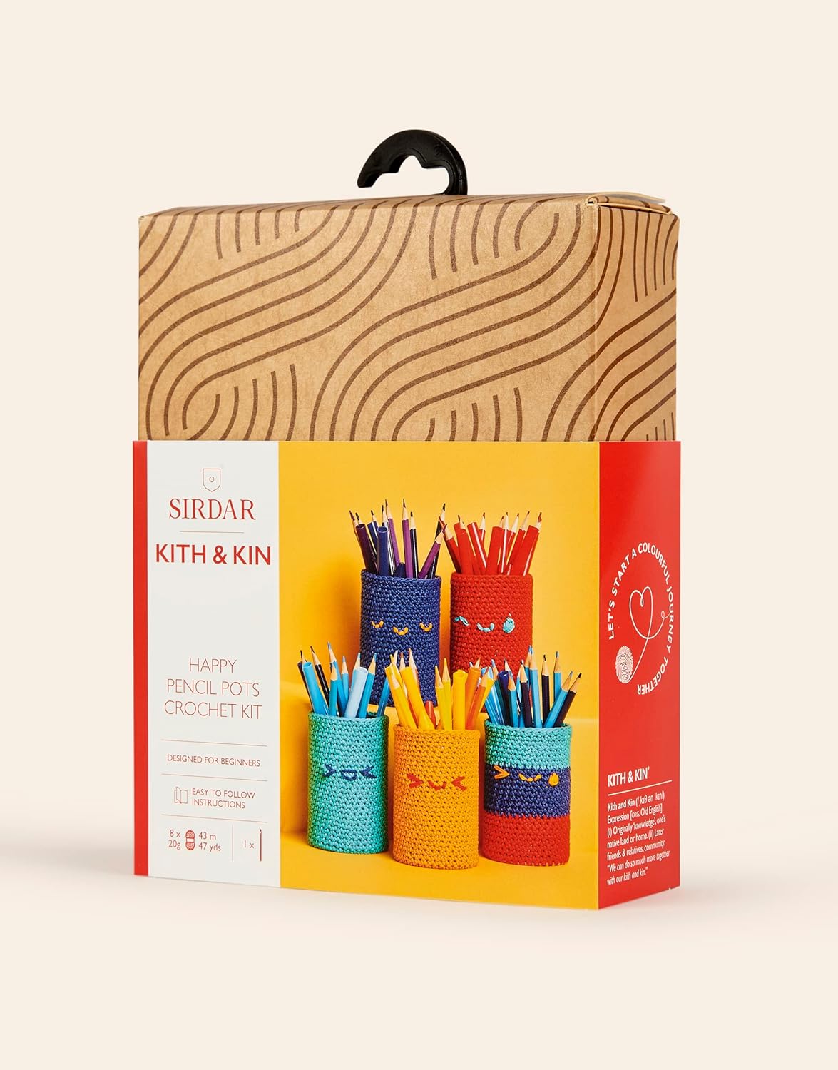 Sirdar Kith & Kin, Pencil Pots Crochet Kit