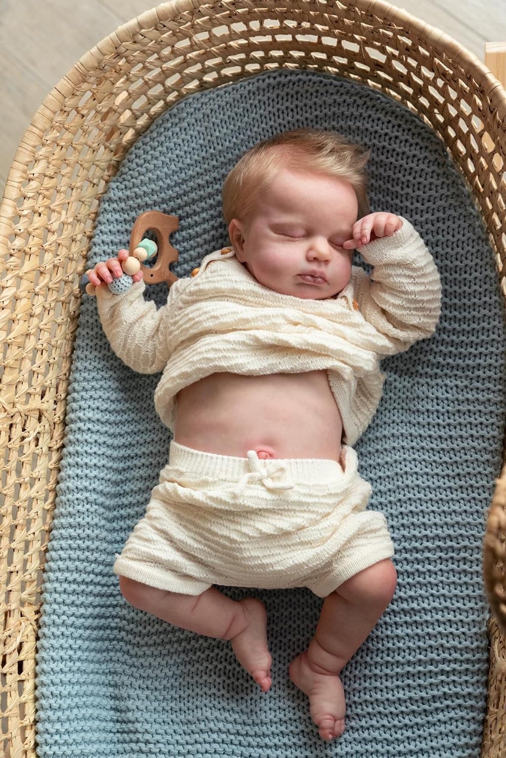 Anano Reborn Silicone Baby Dolls Full Body Boy 20 Inch Lifelike Baby Doll Soft Silicone Real Life Size Babies Realistic Newborn Babies Reborn Toddler Dolls
