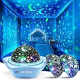 One Fire Night Light for Kids, 96 Lighting Modes Star Projector 360° Rotating+6 Films Kids Night Light Projector,Rechargeable Baby Night Light Ceiling Projector for Bedroom,Kids Gifts&Kids Room Decor
