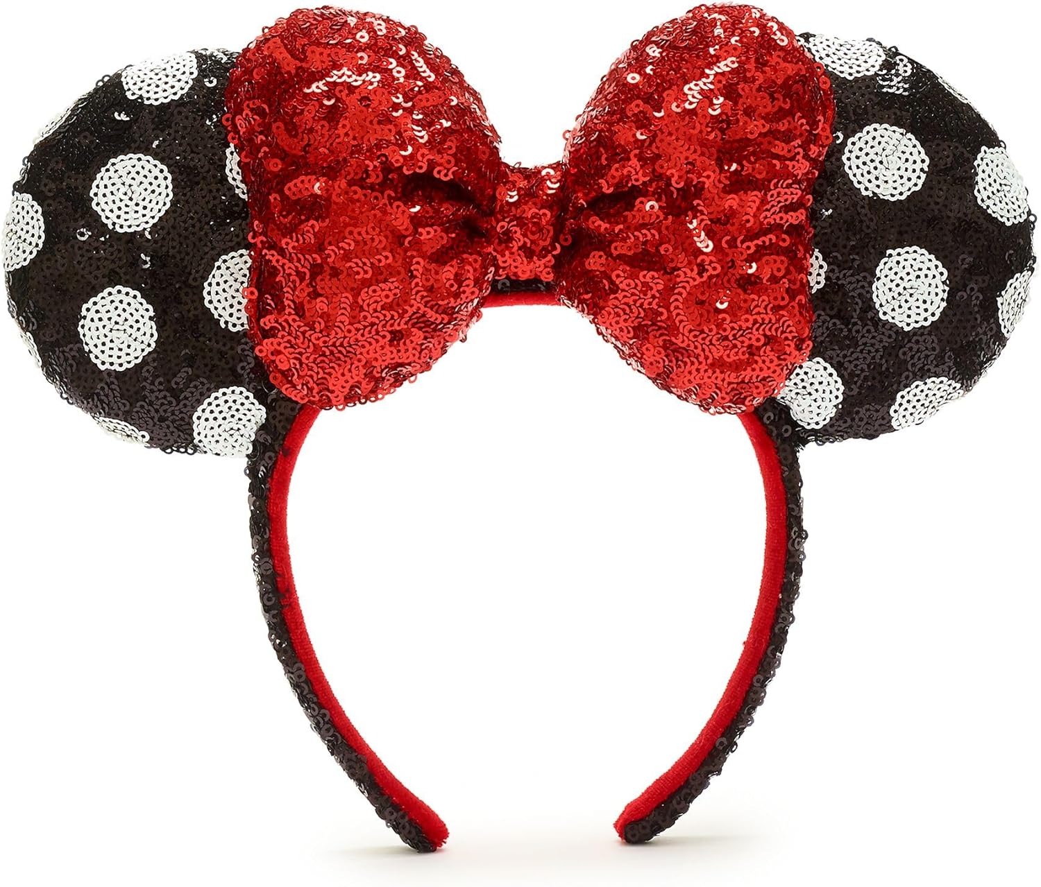 Disney Store Official Walt Disney World Minnie Mouse Ears Headband for Adults, Unisex Stylish Fancy Dress Disney Ears, Bow Party Headwear Accessory
