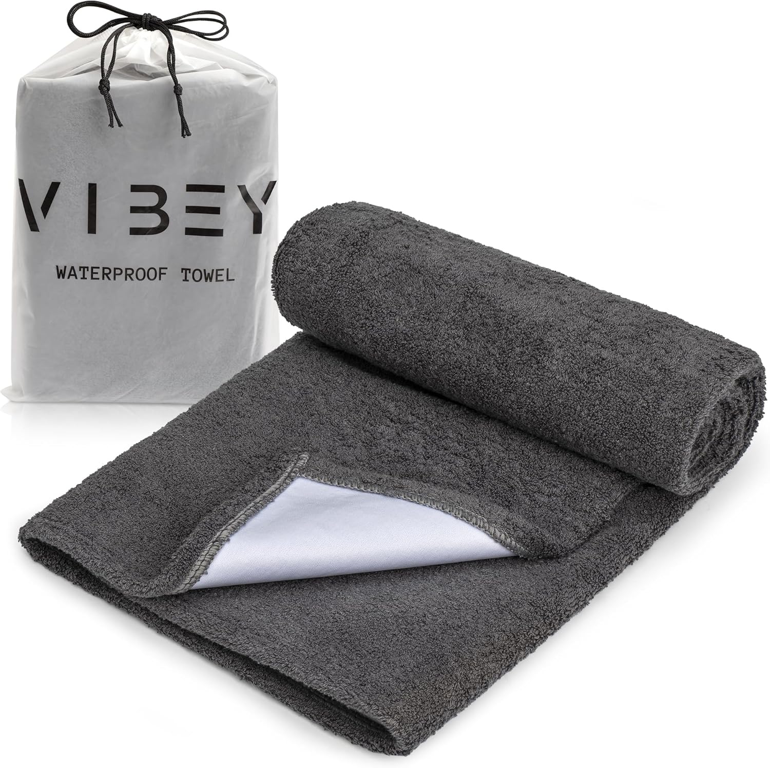 VIBEY | Washable Waterproof & Stainproof Sex Towel/blanket, Mattrass Protector, Incontinence Bed Pad & Pet-Friendly Waterproof Mat | 4-in-1 Multi-Functional Solution for Pleasure, Comfort & Protection