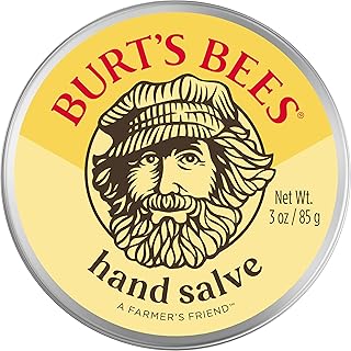 Burt's Bees Valentines Day Gifts, Hand Salve With Botanical Oils and Beeswax, Moisturizing Balm for Dry Hands, 100 Percent Natural Origin Skin Care, 3 oz. Package