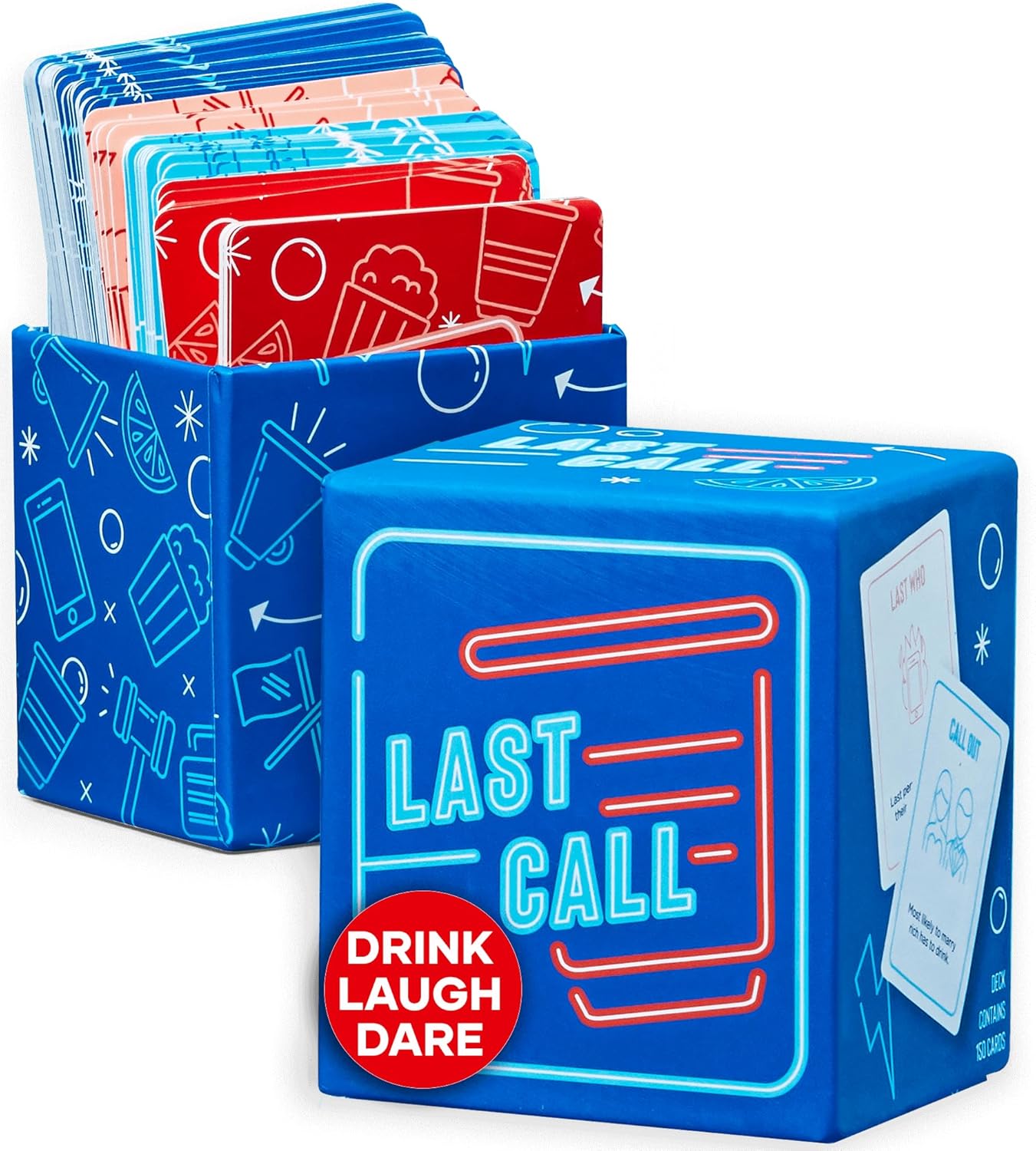 OFF TOPIC Last Call Drinking Game - Hilarious Card Game for Parties - Drink, Laugh & Dare