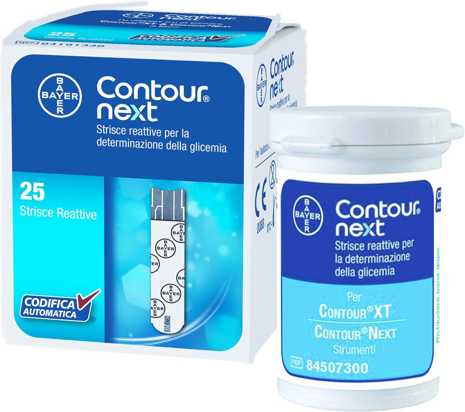 Contour next 25 strisce reattive per la misurazione della glicemia