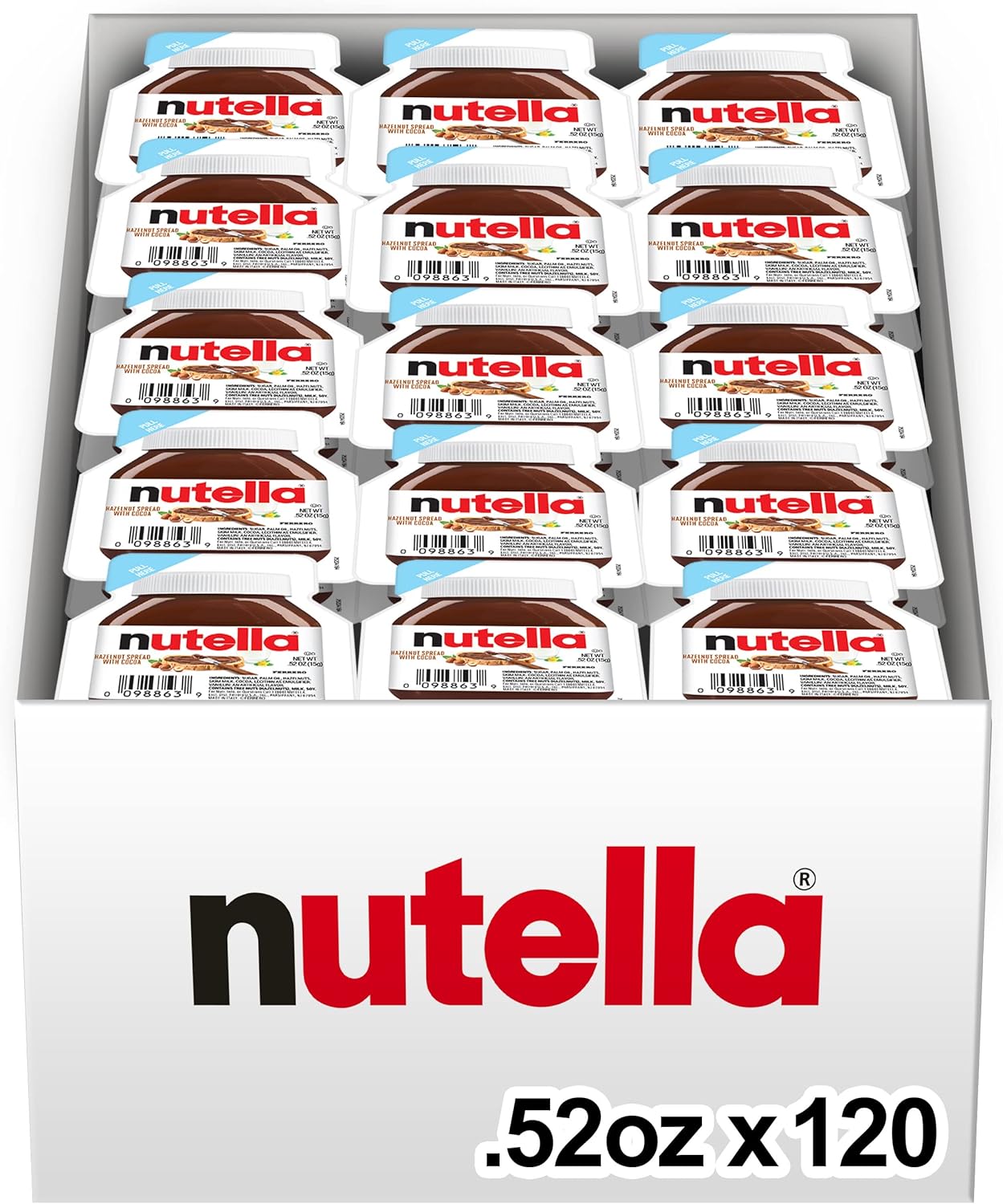 Nutella Single Serve (15g), 120 Count
