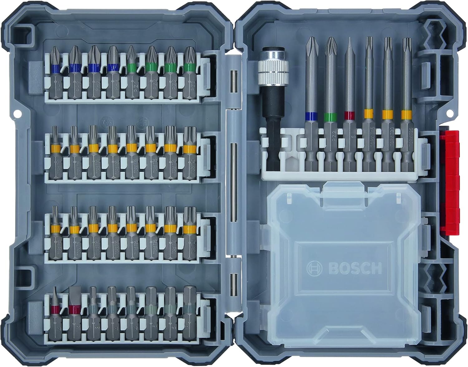 Bosch Professional 40-Pieces Drill Set (Pick and Click, Extra Hard Screwdriver Bits, with Universal Holder) - Amazon Exclusive