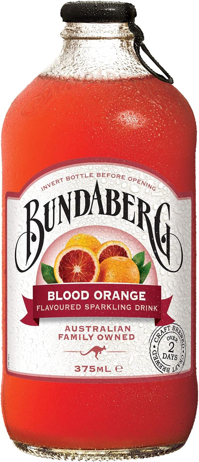 Bundaberg Blood Orange Soda Drink Lemonade Original Australian 375ML