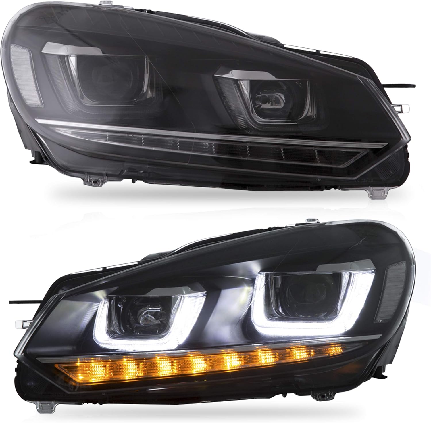 VLAND Headlights Assembly Fit for Golf 6 2010-2014(Not for GO 6 GTI&R),V Go 6 Headlighsts