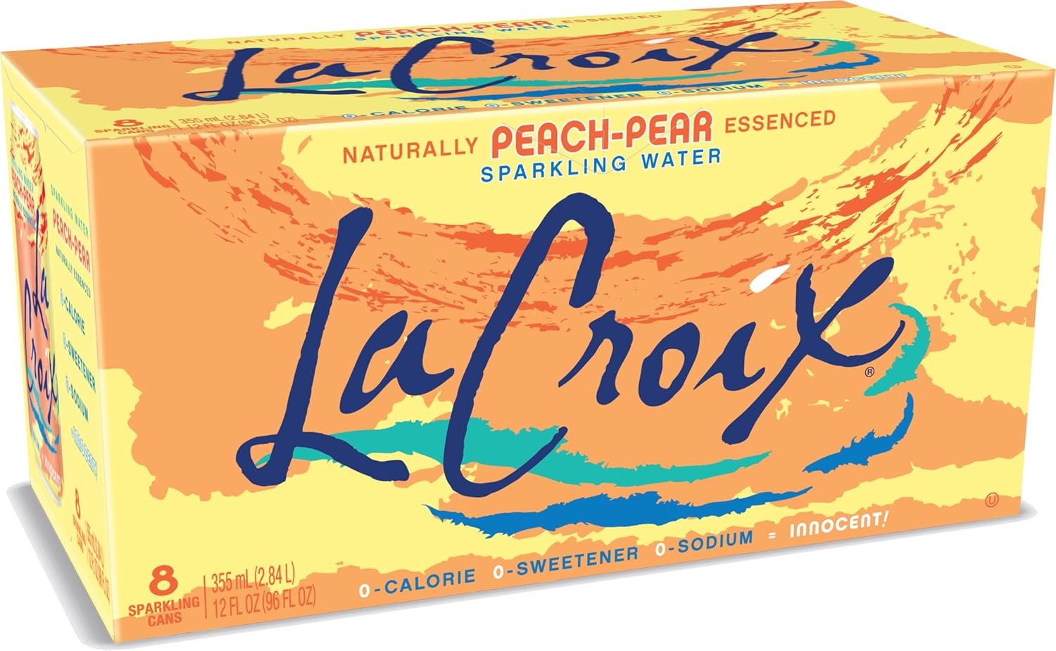 LaCroix Sparkling Water, Peach-Pear, 12 Fl Oz (pack of 8)