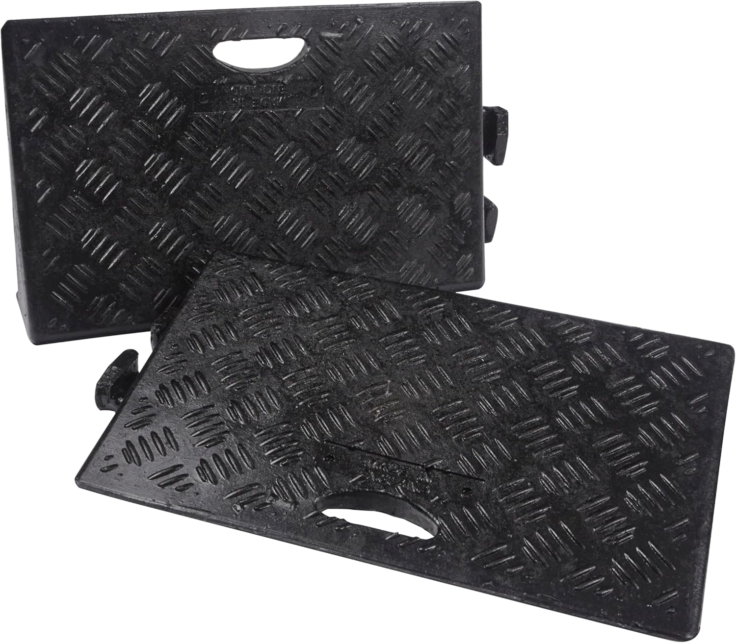 Pack of 2 Black kerb ramps