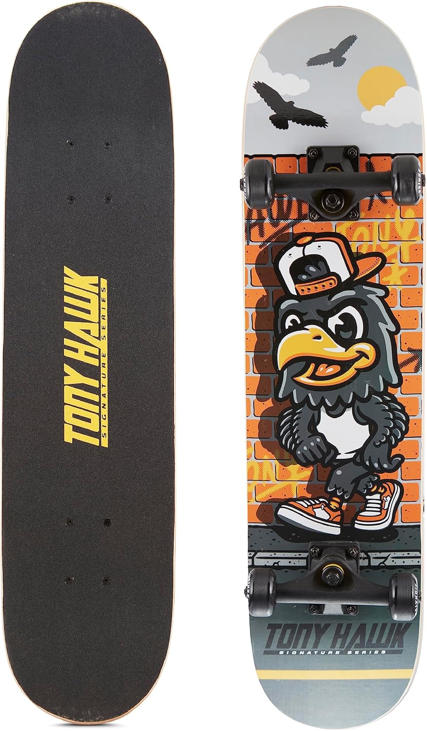 Tony Hawk 31" Skateboard - Signature Series 1 Skateboard with Pro Trucks, Full Grip Tape, ABEC 3 Bearings, Ideal for All Experience Levels