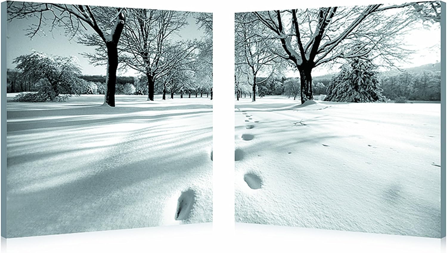 Baxton Studio PM-2005AB Painting Artwork, TELLTALE TRAIL