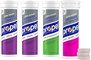 Propel Tablets, 4 Flavor Variety Pack, Makes 16.9oz Fl Oz, 40 count