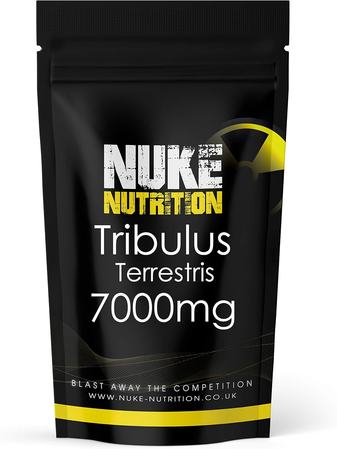 Nuke Nutrition Tribulus Terrestris 7000mg - 120 Capsules - Tribulus Terrestris High Strength Test Booster Pills For Men & Women - Increase Testosterone for Enhanced Muscle Growth, Strength & Endurance