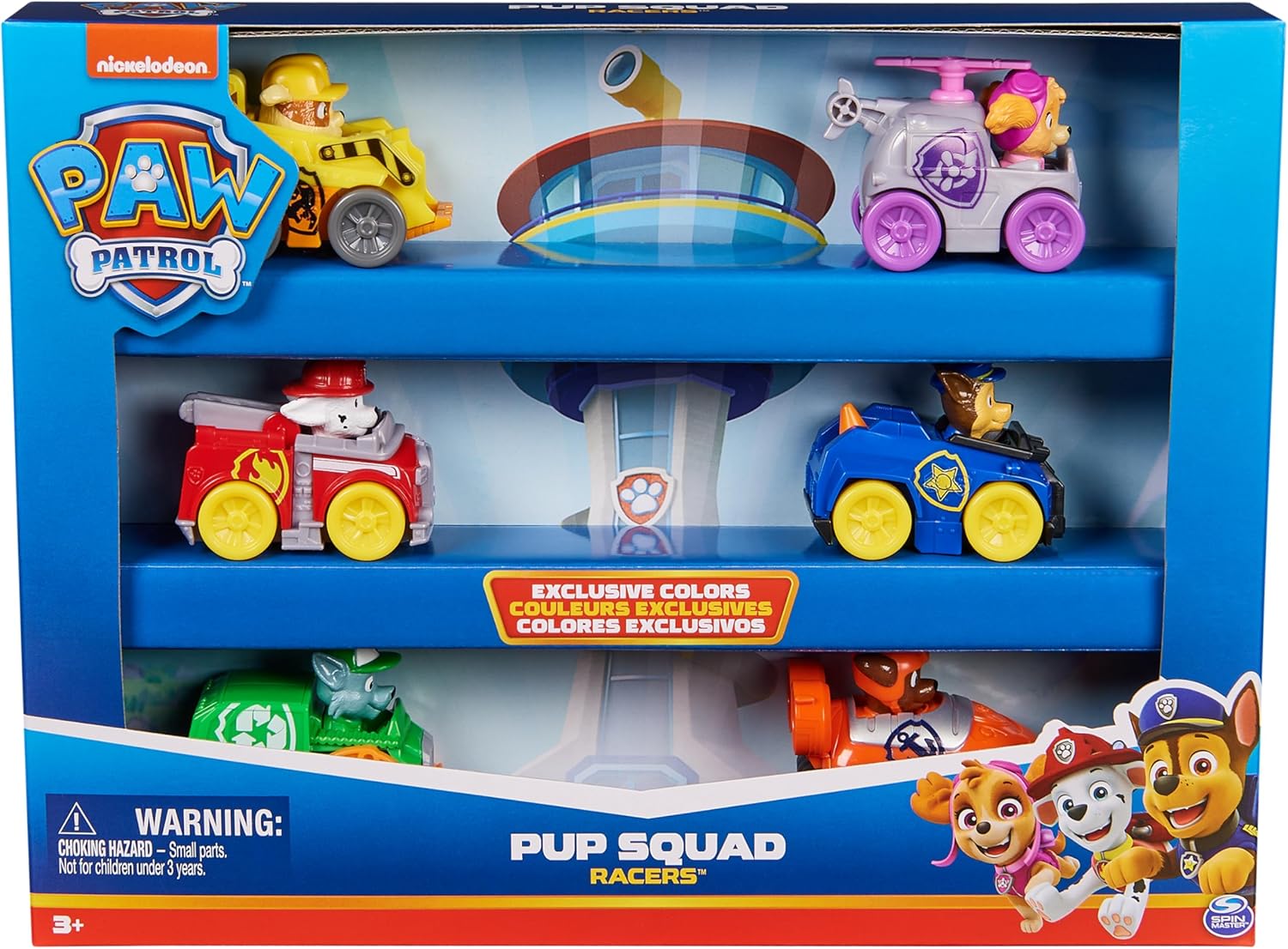 Paw Patrol: Pup Squad Racers, 6-Piece Vehicle Gift Set, Kids’ Toys for Boys & Girls Aged 3 and Up