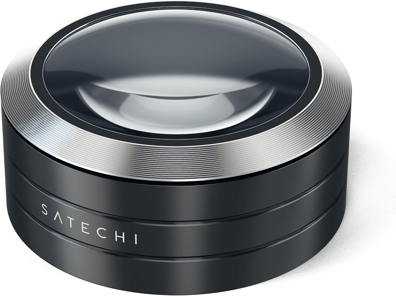 Satechi ReadMate LED Desktop Magnifier with up to 5X Magnification - Carrying Case Included (Black)