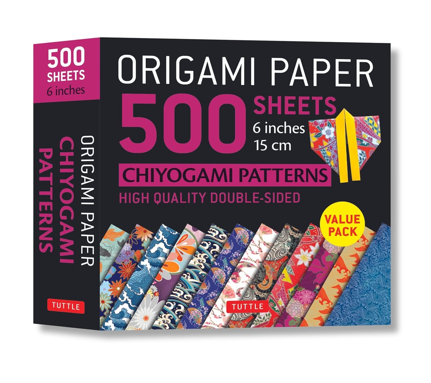 Origami Paper 500 sheets Chiyogami Patterns 6" 15cm