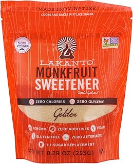 Lakanto Monkfruit Sweetener with Erythritol Golden 8.29 oz (235g)