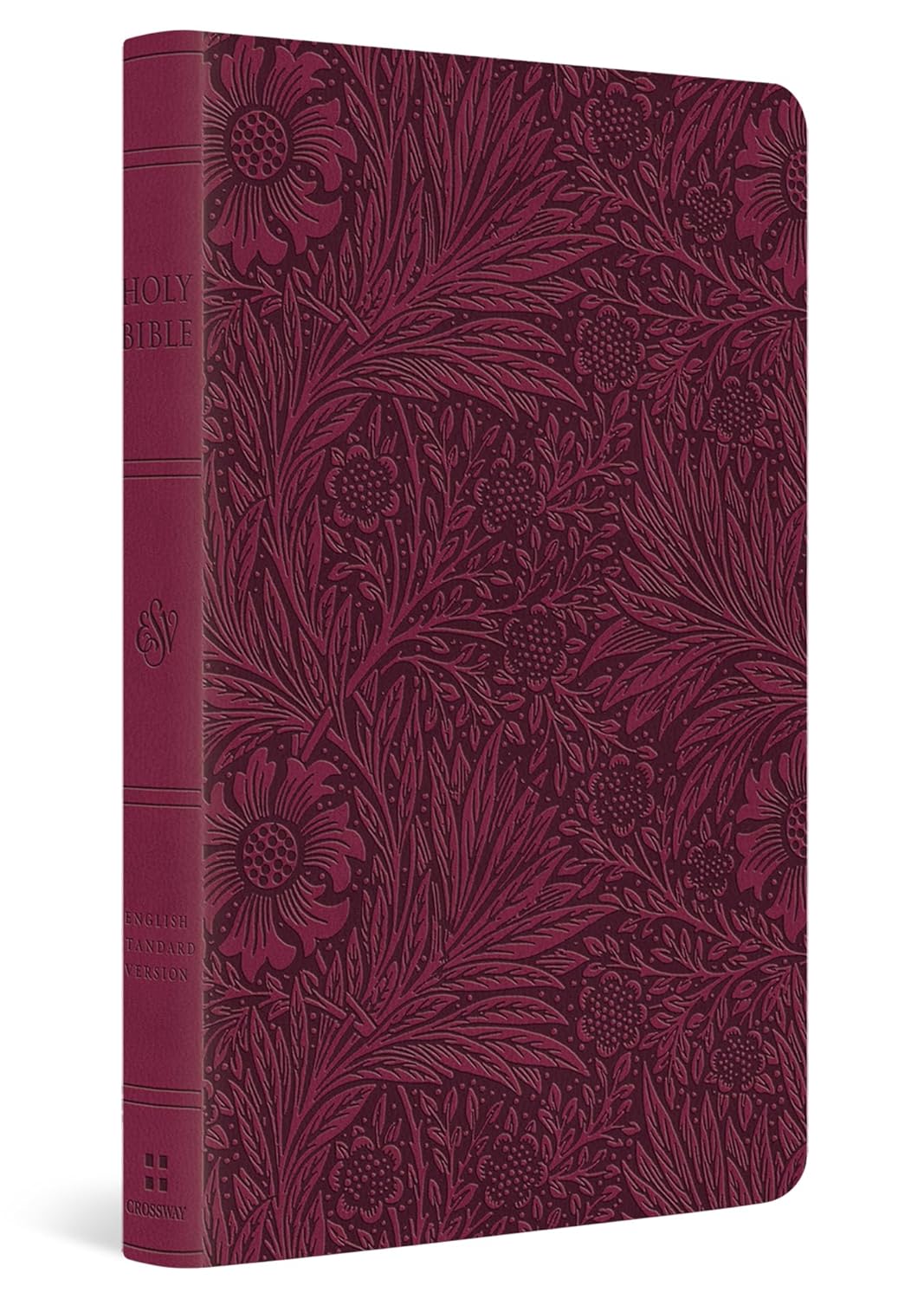 ESV Large Print Value Thinline Bible (TruTone, Raspberry, Floral Design): Holy Bible, English Standard Version