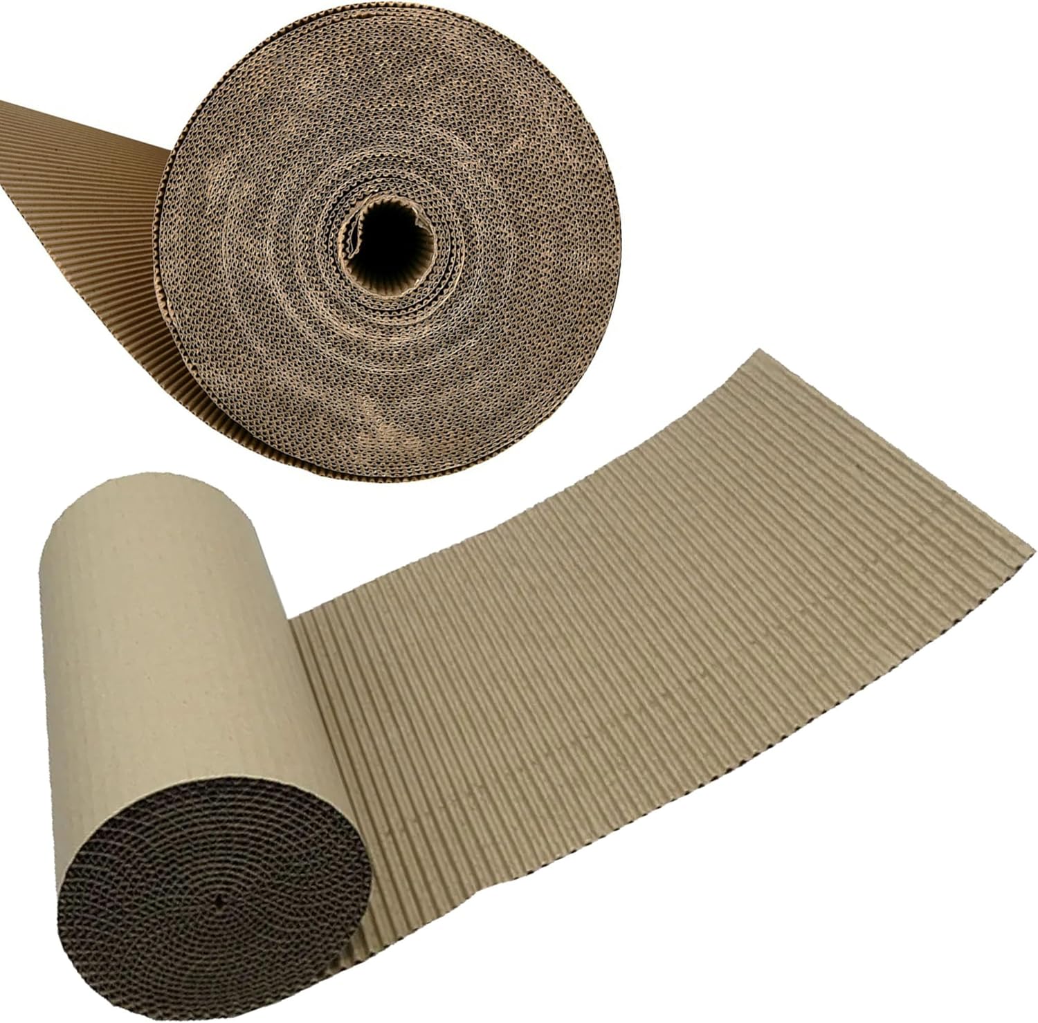 600mm x 10m Corrugated Cardboard Paper Roll - 10 Metres