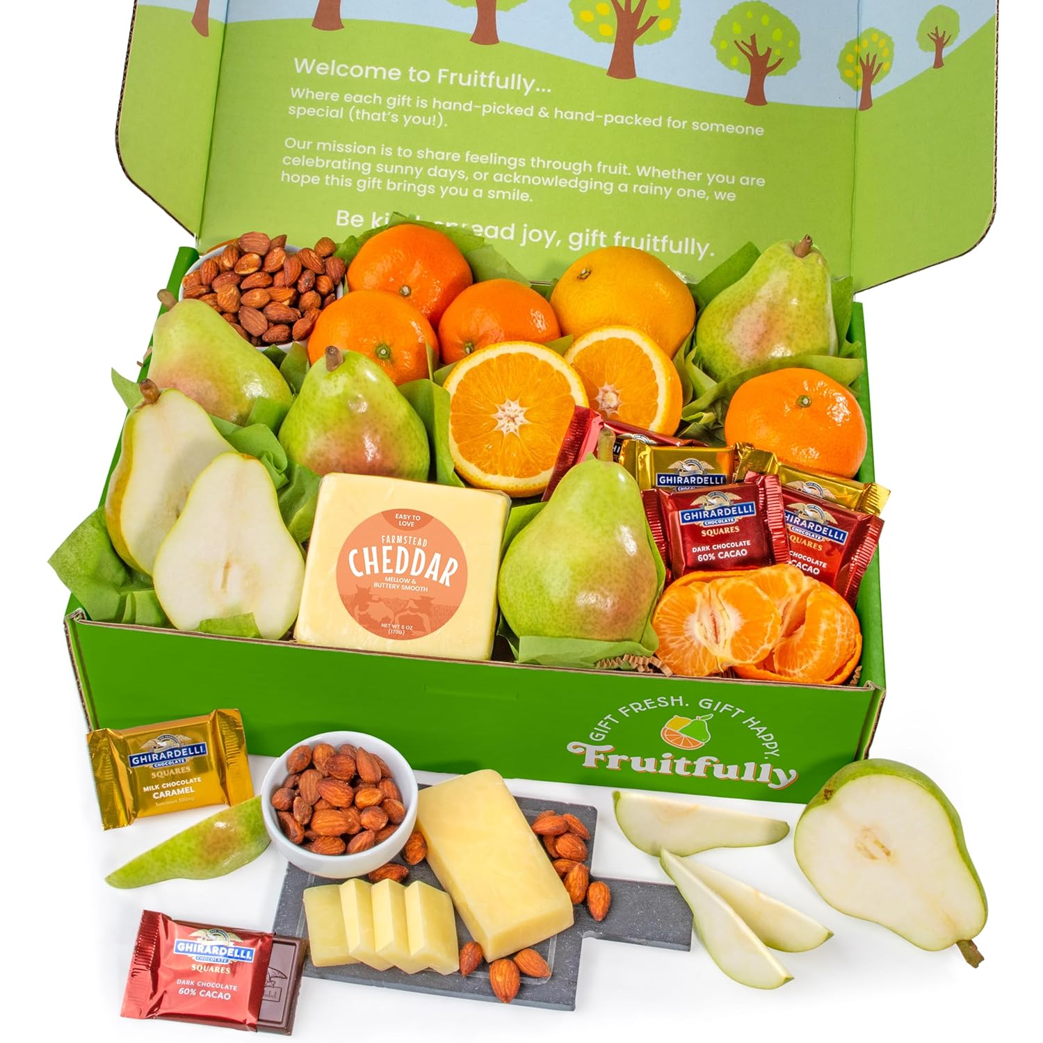 A Gift Inside Harvest Favorites Fruit and Gourmet Gift Box