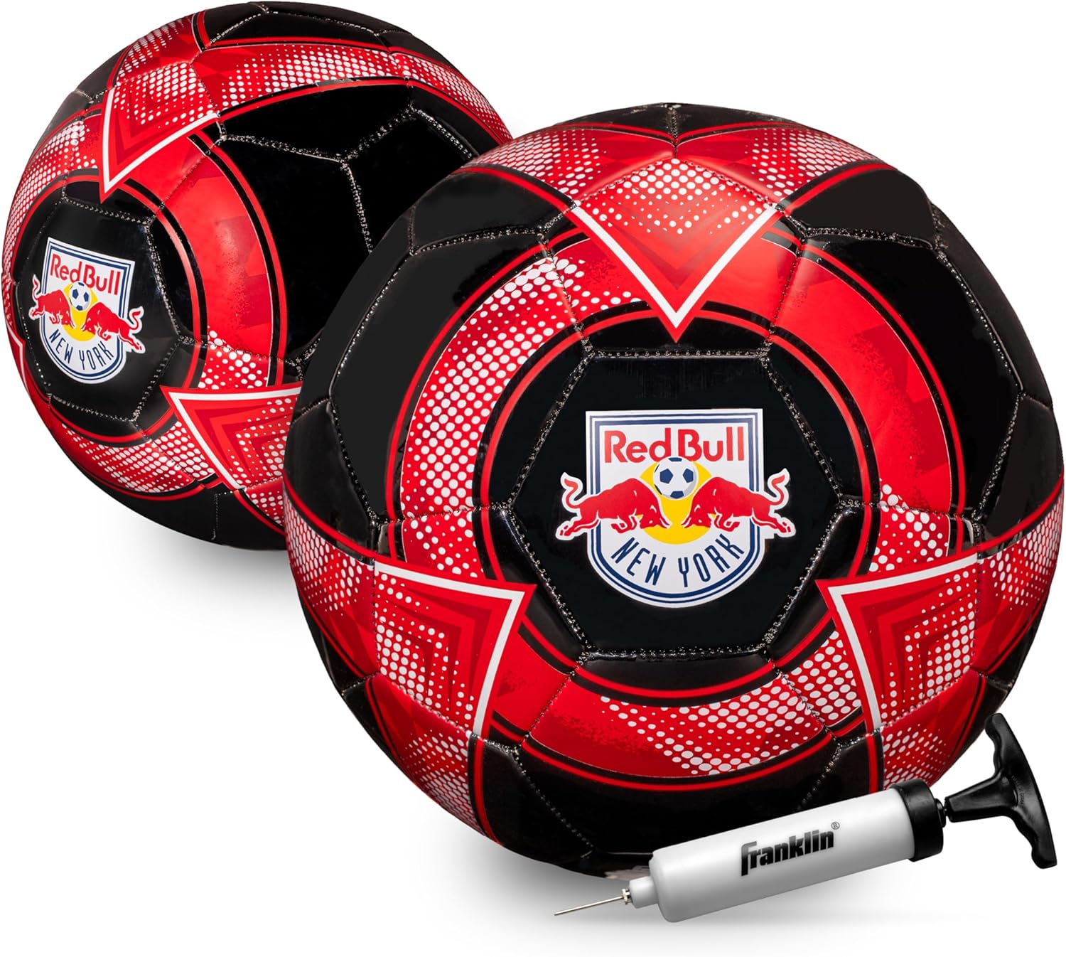 Franklin Sports Official MLS Team Soccer Balls - Official Size 5 Soccer Balls - Regulation Size + Weight Soccer Ball for Kids + Adults - Boys + Girls Soccer Ball - Air Pump Included