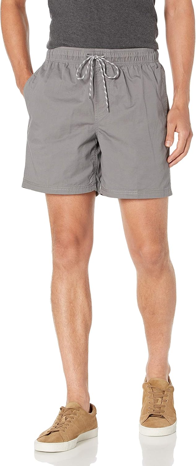 Amazon Essentials Men's 6 Inch Inseam Drawstring Shorts