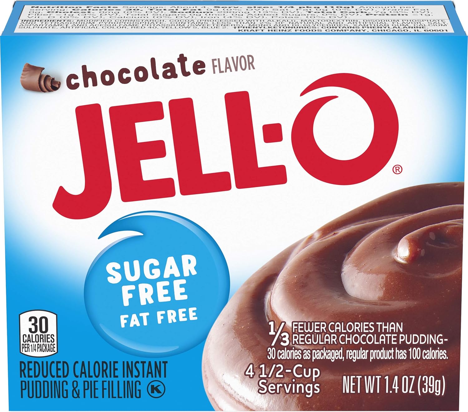 Jell-O Sugar Free Chocolate 39G