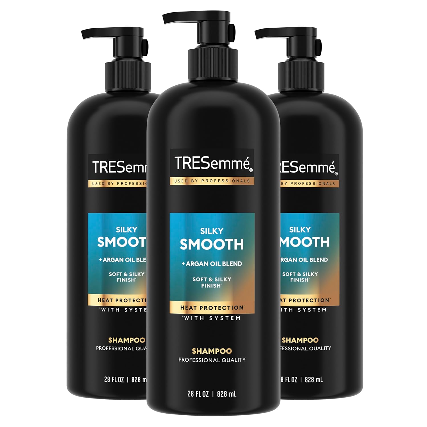 TRESemmé Anti-Frizz Shampoo 3 Count For Frizzy Hair Formulated With Pro Style Technology 28 Fl Oz