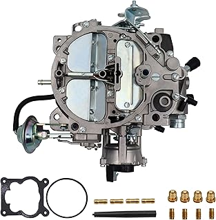 New Rochester Quadrajet Carburetor 4 Barrel Carb 4MV 1904R 1906R Fits for Chevy Chevrolet 305 350 c.i Engine GM Cadillac 1980-1989 4BBL Carb Vacuum Secondary 750 CFM with Electric Choke