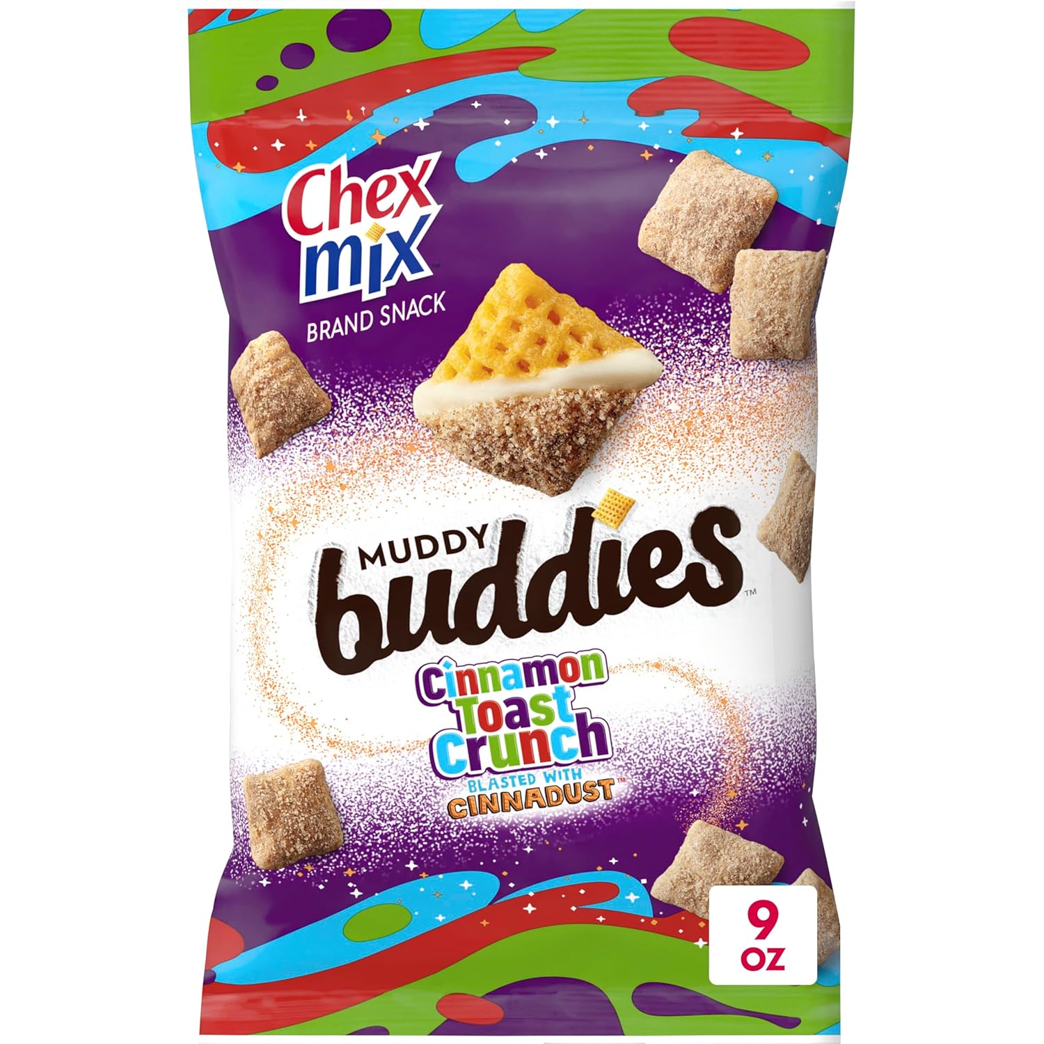 Chex Mix Muddy Buddies Cinnamon Toast Crunch Snack Mix, 9 OZ