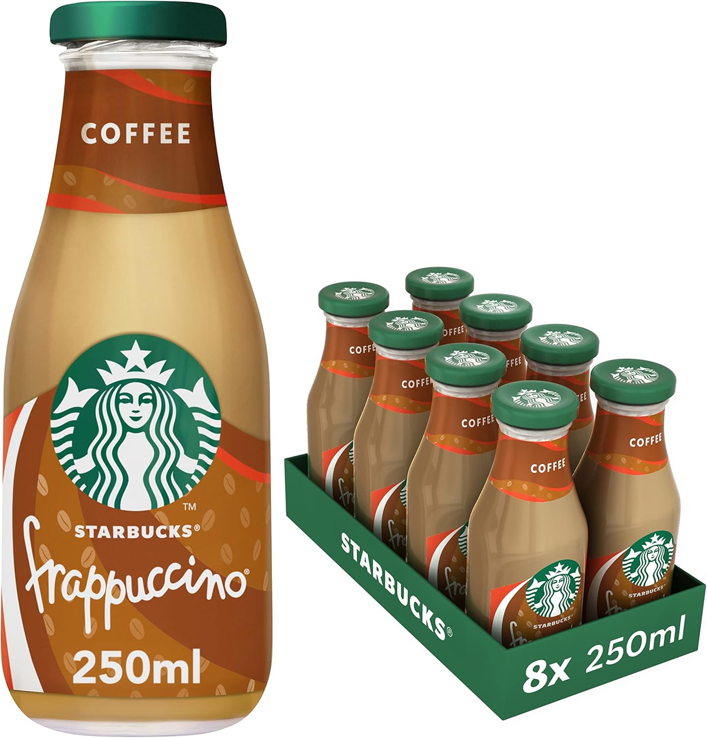 Starbucks Frappuccino Coffee, 8er Pack (8 x 250 ml)