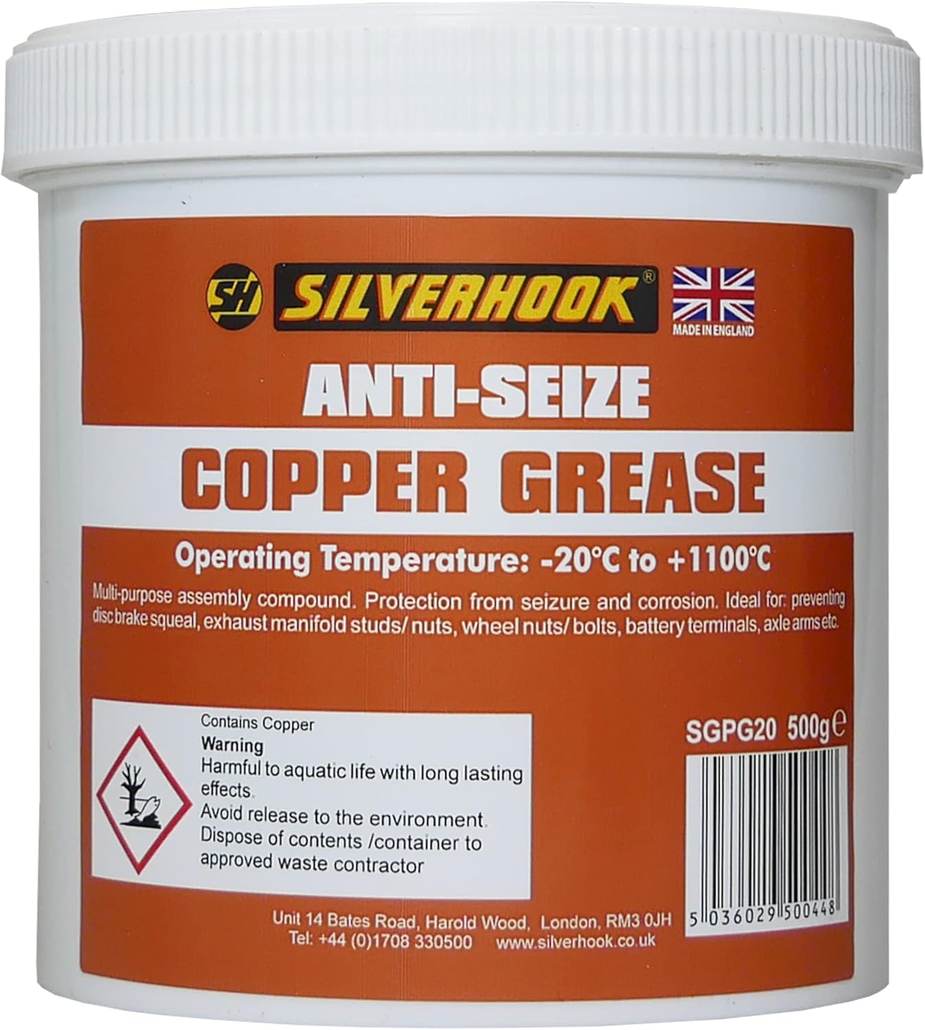 Copper Grease Tub 500g