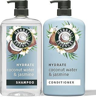 Herbal Essences Shampoo and Conditioner Set for Dry Hair with Coconut Water and Jasmine, 29.2 Fl Oz