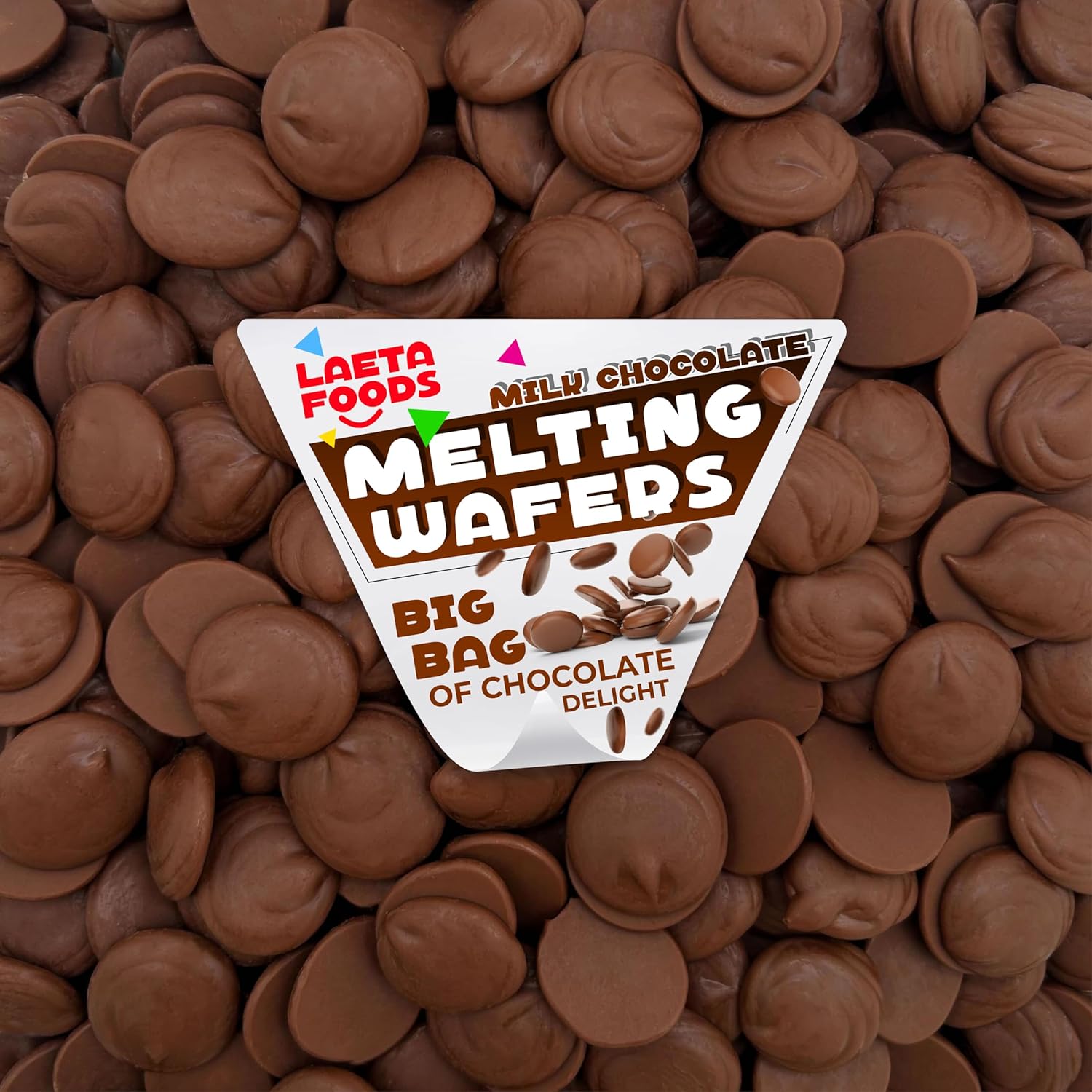 Merckens Milk Chocolate | 2 Pounds Bag | Melting Wafers | Baking Candy